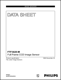 FTF3020-M/TG datasheet: 36 MHz, Full frame CCD image sensor FTF3020-M/TG