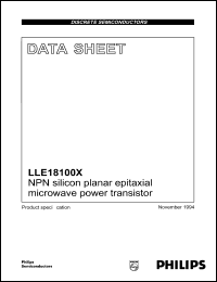 LLE18100X datasheet: NPN microwave power transistor LLE18100X