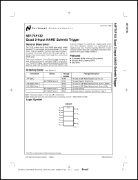 5962-8948701CA datasheet: Quad 2-Input NAND Schmitt Trigger 5962-8948701CA