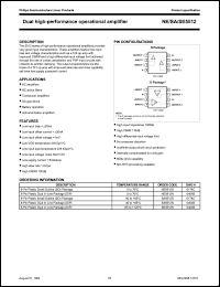 SE5512N datasheet: Dual high-performance operational amplifier SE5512N