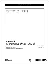 OQ8844 datasheet: 5.5 V, Digital servo driver OQ8844