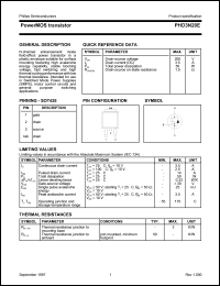 PHD3N20E datasheet: 200 V, power MOS transistor PHD3N20E