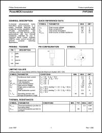 PHP2N40 datasheet: 400 V, power MOS transistor PHP2N40