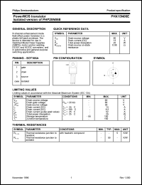 PHX15N06E datasheet: 60 V, power MOS transistor PHX15N06E