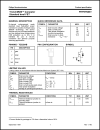 PHP87N03T datasheet: 30 V,trenchMOS transistor standard level FET PHP87N03T