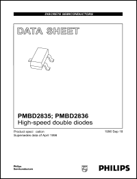 PMBD2835 datasheet: 85 V, high-speed double diode PMBD2835