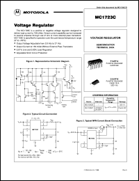 MC1723CD datasheet: Voltage Regulator MC1723CD