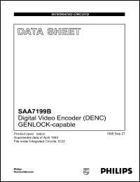 SAA7199BWP datasheet: 5.5 V, digital video encoder GENLOCK-capable SAA7199BWP