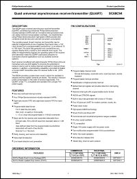 SC68C94C1A datasheet: 5 V, quad universal asynchronous receiver/transmitter SC68C94C1A