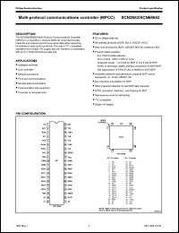 SCN6852AC2N40 datasheet: 5 V, multi-protocol communication controller SCN6852AC2N40