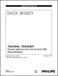 TDA3845T datasheet: Quasi split-sound circuit and AM demodulator TDA3845T