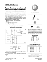 MC78L05ABDR2 datasheet: Three-Terminal Low Current Positive Voltage Regulator MC78L05ABDR2