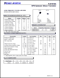 PJD1616ACT datasheet: 120V; 1A; NPN epitaxial silicon transistor PJD1616ACT