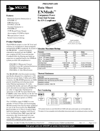 EN1CS1 datasheet: 3.5A; 575W; inputV:115/230V; outputV:250-375V; ENMods component power front end system for EN compliance EN1CS1