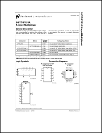 54F151ADC datasheet: 8-Input Multiplexer 54F151ADC