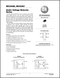 MC33460SQ-09ATR datasheet: Under Voltage Detector Series MC33460SQ-09ATR