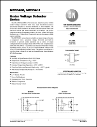 MC33460SQ-27ATR datasheet: Under Voltage Detector Series MC33460SQ-27ATR