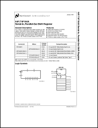54F164ADM datasheet: Serial-In, Parallel-Out Shift Register 54F164ADM