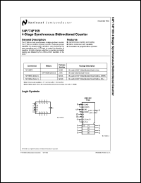 5962-86072012A datasheet: 4-State Synchronous Bidirectional Counter 5962-86072012A