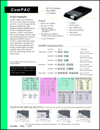 VI-LCFD-XX datasheet: InputV:24V; outputV:72V; 50-200W; 10-40A; DC-DC switcher. Offerd with inout voltage ranges optimized fot industrial and telecommunication applications VI-LCFD-XX