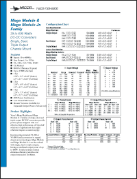 VI-MWL-XX datasheet: InputV:24V; outputV:28V; 100-400W; 20-80A; single, dual and triple output DC-DC converter to applications that might otherwise require a custom supply VI-MWL-XX