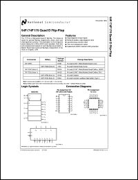 54F175DC datasheet: Quad D Flip-Flop 54F175DC