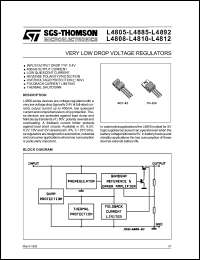 L4812CX datasheet: 12V very low voltage regulator L4812CX