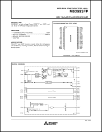 M63993FP datasheet: High voltage 3-phase half bridge driver M63993FP