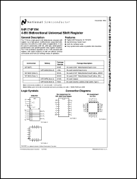 54F194FM-MIL datasheet: 4-Bit Bidirectional Universal Shift Register 54F194FM-MIL