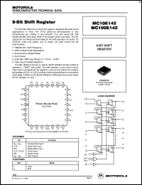 MC100E142FNR2 datasheet: 9-Bit Shift Register MC100E142FNR2