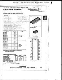 HM6264P-15 datasheet: 8192-word x 8-bit high speed CMOS static RAM, 150ns HM6264P-15