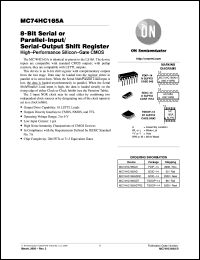 MC74HC165AF datasheet: 8-Bit Serial or Parallel-Input/Serial-Output Shift Register MC74HC165AF