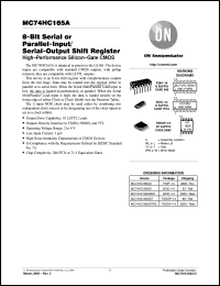 MC74HC165AFR2 datasheet: 8-Bit Serial or Parallel-Input/Serial-Output Shift Register MC74HC165AFR2