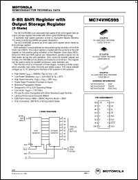 MC74VHC595DR2 datasheet: 8-Bit Shift Register MC74VHC595DR2