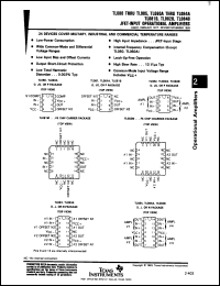 TL083CD datasheet: Jfet-input operational amplifier TL083CD