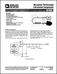 AC1226 datasheet: InputV:36V; outputV:5V; 80mA; micropower thermocouple cold junction compensator AC1226