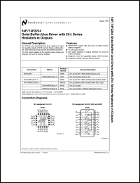5962-9325001MRA datasheet: Octal Buffer/Line Driver with 25 Ohm Series Resistors in the Outputs 5962-9325001MRA