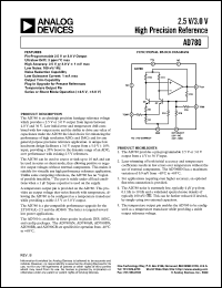 AD780AR-REEL7 datasheet: 36V; 500mW; high precision reference AD780AR-REEL7