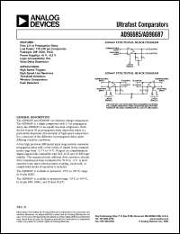 AD9631AR datasheet: 12.6V; 1.3W; ultra low distortion, wide bandwidth voltage feedback Op Amp. For ADC input driver, differential amplifiers, IF/RF amplifiers, pulse amplifiers AD9631AR