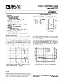 ADEL2020AN datasheet: 18V; improved second source to the EL2020 ADEL2020AN