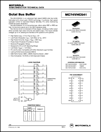 MC74VHC541ML1 datasheet: Octal Bus Buffer MC74VHC541ML1