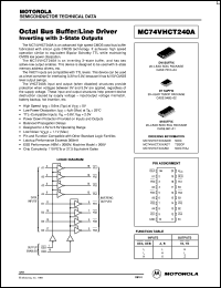 MC74VHCT240ADW datasheet: Octal Bus Buffer/Line Driver (TTL Compatible) MC74VHCT240ADW