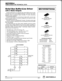 MC74VHCT244ADTR2 datasheet: Octal Bus Buffer (TTL Compatible) MC74VHCT244ADTR2