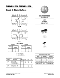 SN74LS125AD datasheet: Quad 3-State Buffers SN74LS125AD