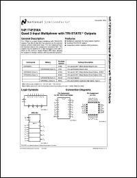 54F258ADMQB datasheet: Quad 2-Input Multiplexer with TRI-STATE Outputs (Inverting) 54F258ADMQB