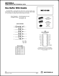 MC10188FNR2 datasheet: Hex Buffer With Enable MC10188FNR2