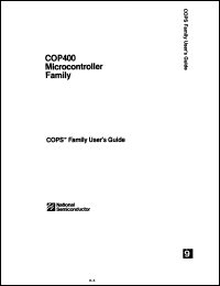 COP421N datasheet: Microcontroller COP421N