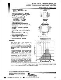 TLC272Y datasheet: Precision dual operational amplifier TLC272Y