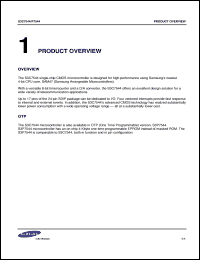 KM44C4005CSL-6 datasheet: 4M x 4bit CMOS quad CAS DRAM with extended data out, 60ns KM44C4005CSL-6