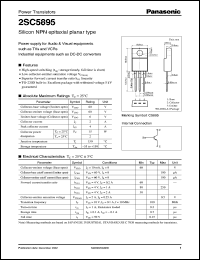 2SC5895 datasheet: NPN power transistor for DC-DC converters, 2A, 60V 2SC5895